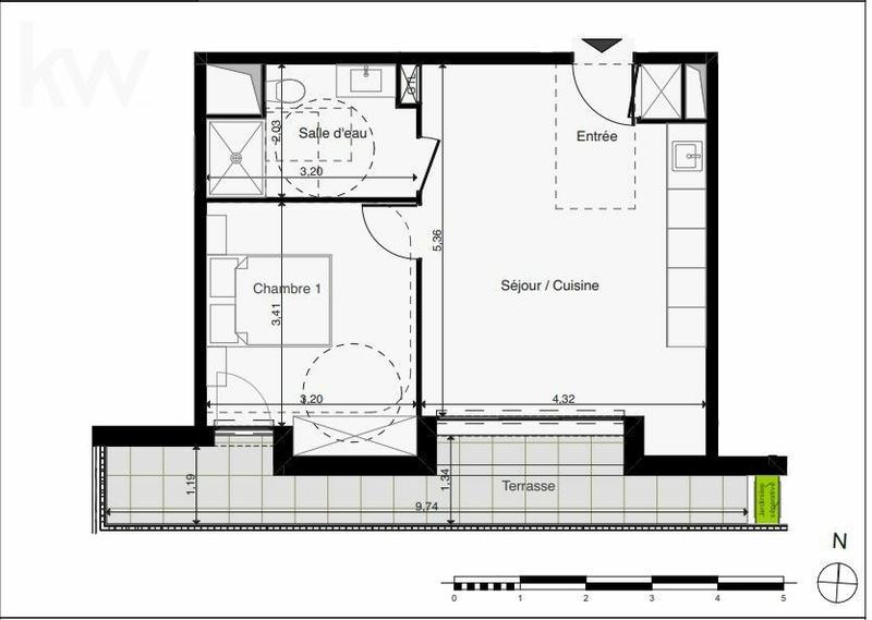 Appartement - 40 m² - 2 pièces