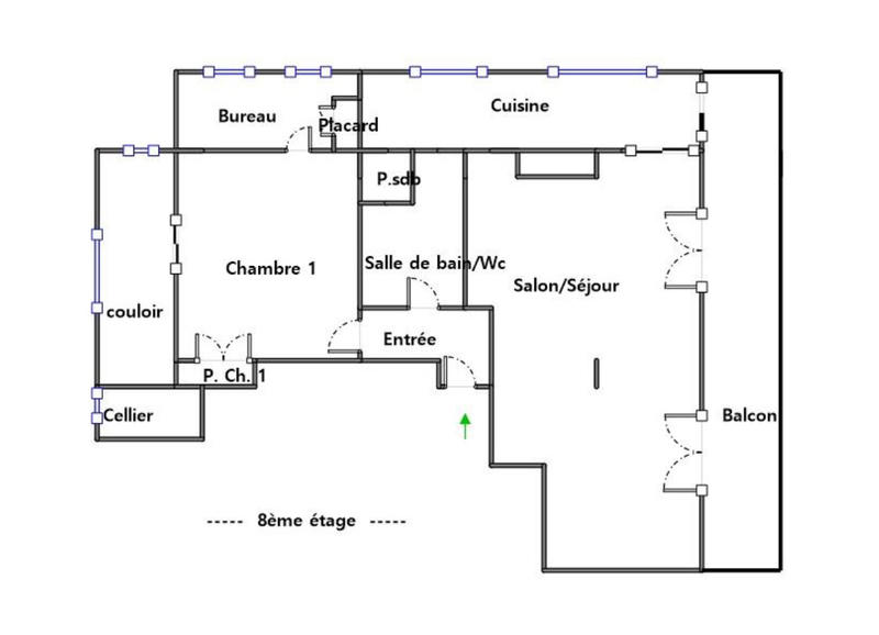 Appartement - 66 m² - 3 pièces