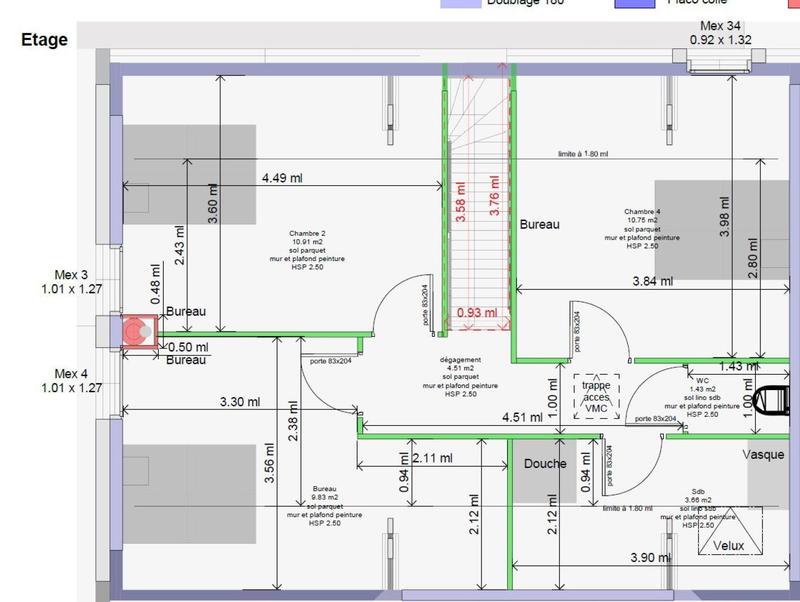 Maison - 108 m² - 5 pièces