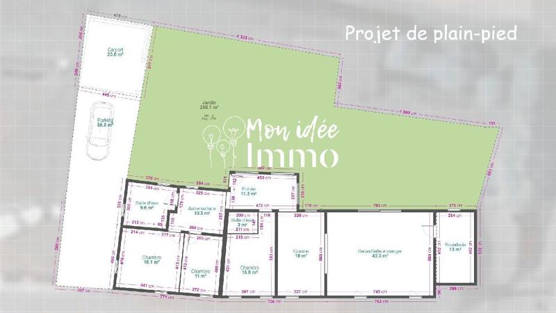 Maison - 60 m² - 2 pièces