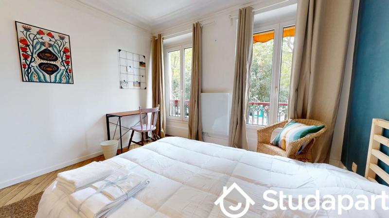 Chambre - 11 m² - 1 pièce