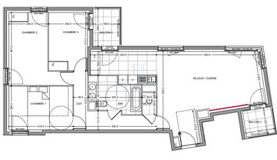 Appartement - 87 m² - 4 pièces