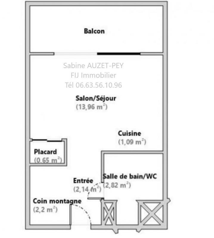 Appartement - 26 m² - 1 pièce