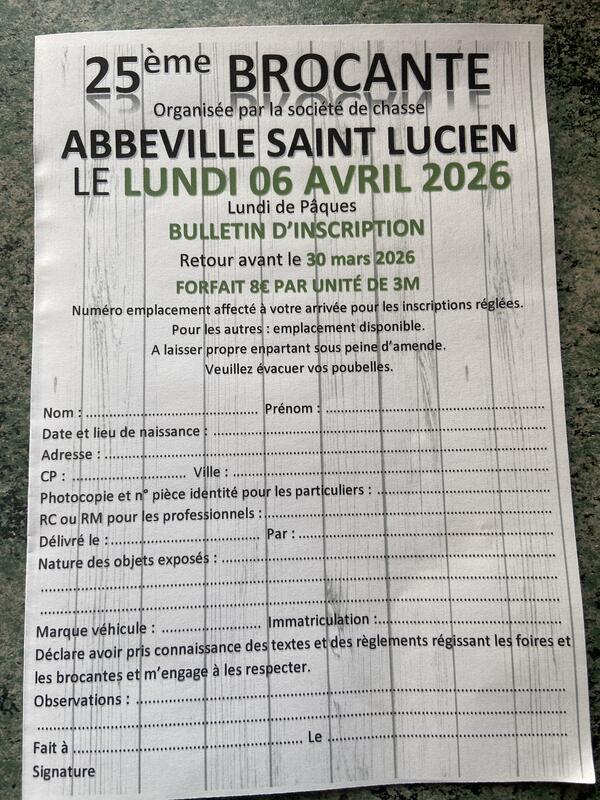 Brocante des chasseurs