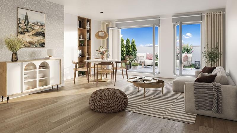 Appartement - 65 m² - 3 pièces