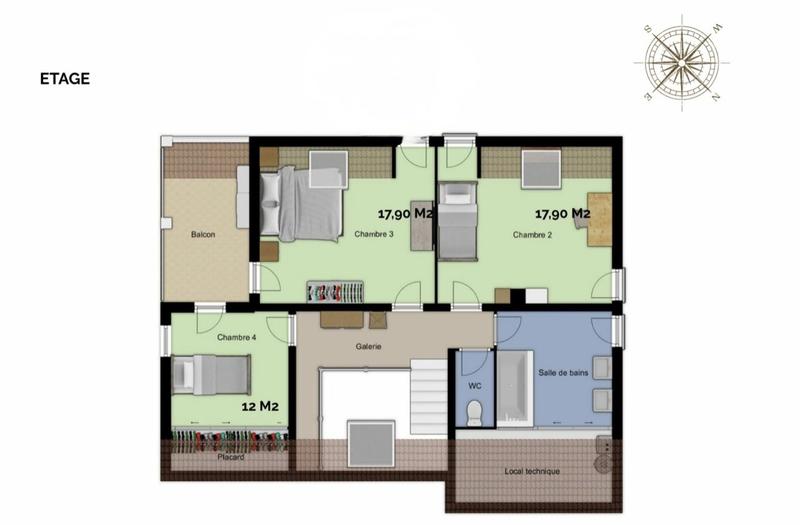 Villa - 140 m² - 5 pièces