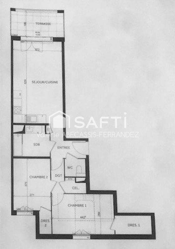 Appartement - 66 m² - 3 pièces