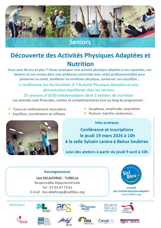 Découverte des activités physiques adaptées et nutrition
