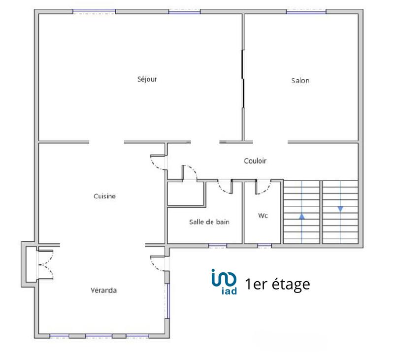 Maison - 96 m² - 9 pièces