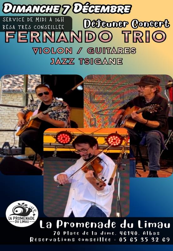 Déjeuner concert à la Promenade du Limau