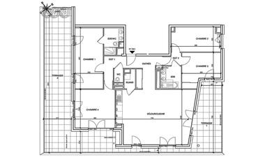 Appartement - 123 m² - 5 pièces