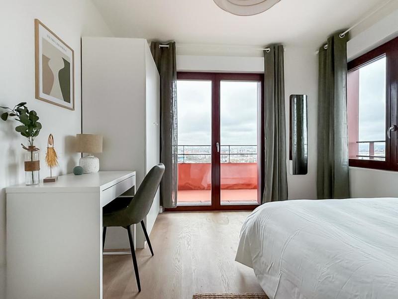 Chambre - 10 m² - 1 pièce