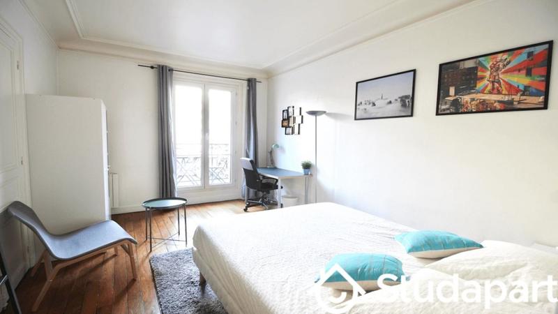 Chambre - 13 m² - 1 pièce