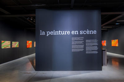 Visite commentée · la peinture en scène