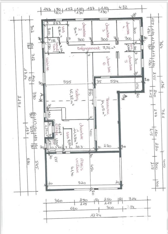 Maison - 134 m² - 7 pièces
