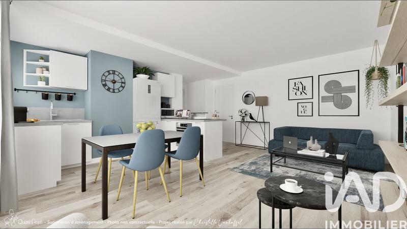Appartement - 45 m² - 2 pièces