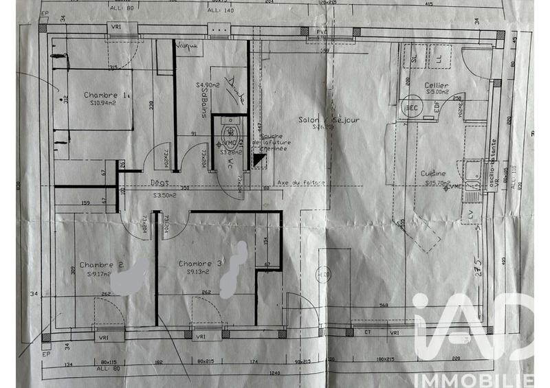 Maison - 86 m² - 4 pièces