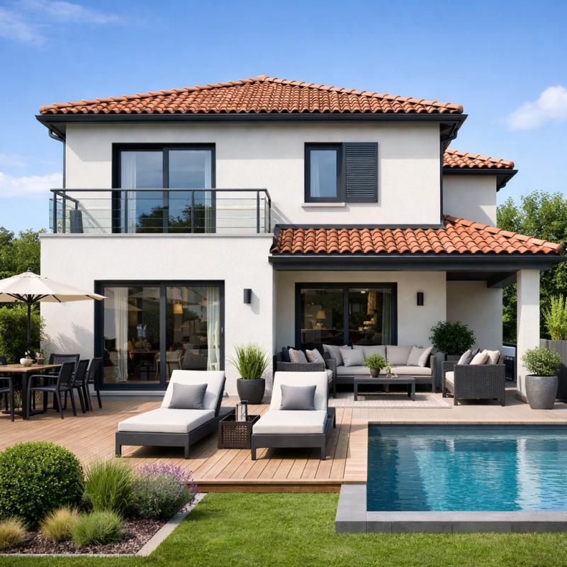 Maison - 100 m² - 5 pièces