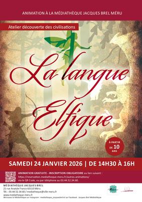 Atelier découverte de la langue elfique