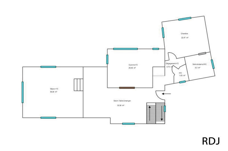 Villa - 255 m² - 6 pièces