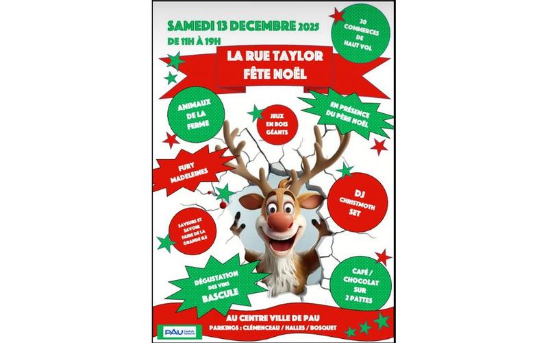 La rue Taylor fête Noël