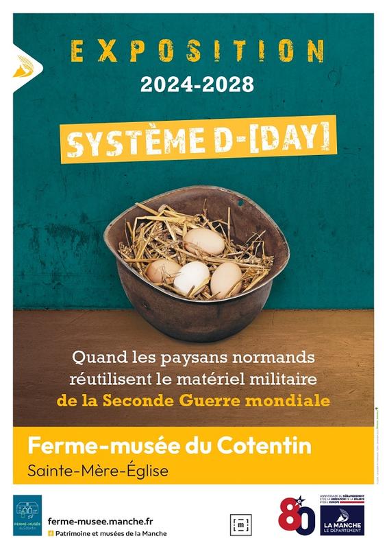 Exposition "Système d-[Day]. Quand les paysans normands réutilisent le matériel militaire de la seconde guerre mondiale"