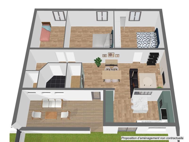 Maison - 115 m² - 4 pièces