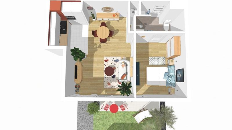 Appartement - 40 m² - 2 pièces