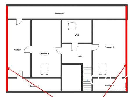 Maison - 106 m² - 6 pièces
