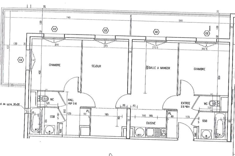 Appartement - 61 m² - 4 pièces