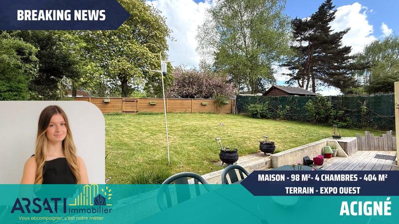 Maison - 99 m² - 5 pièces