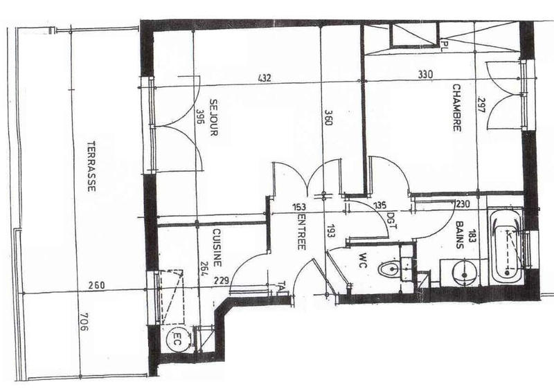 Appartement - 41 m² - 2 pièces