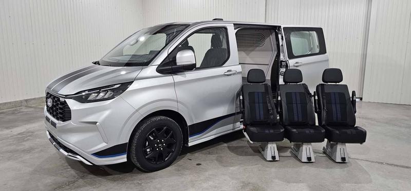 Ford Transit Custom Cabine Approfondie Double sieges demontables 5pl L1h1 2.0 Ecoblue 170 Ch Bva8 Sport