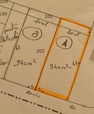 Terrain - 940 m²