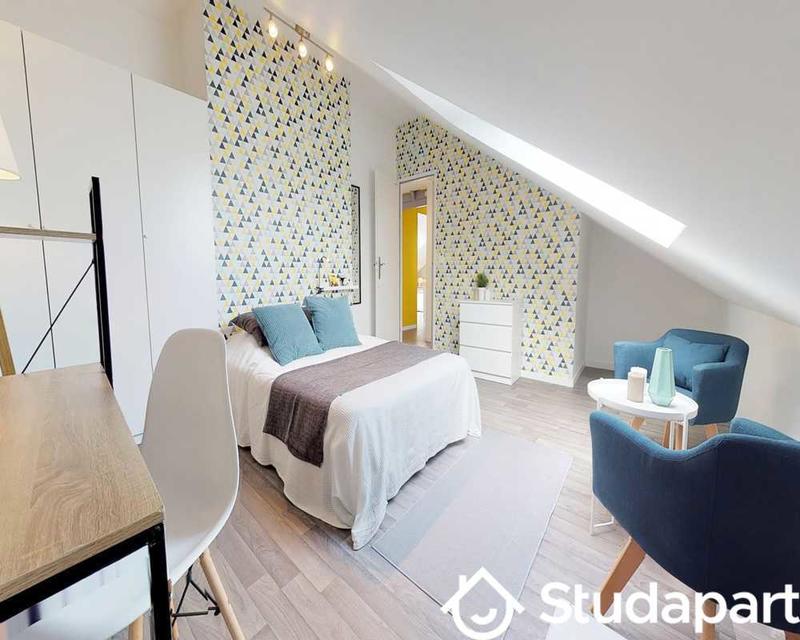 Chambre - 45 m² - 1 pièce