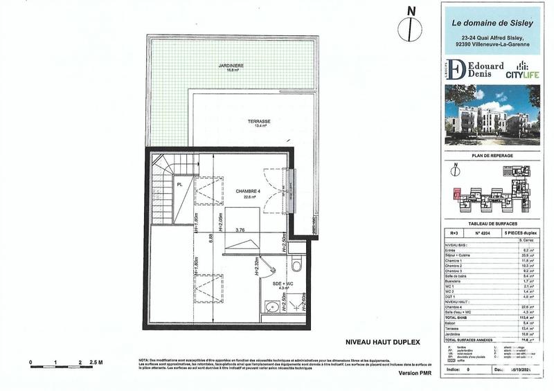 Appartement - 113 m² - 5 pièces