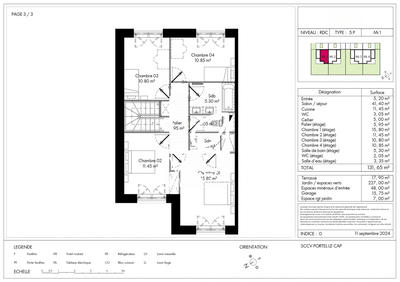 Maison - 132 m² - 5 pièces