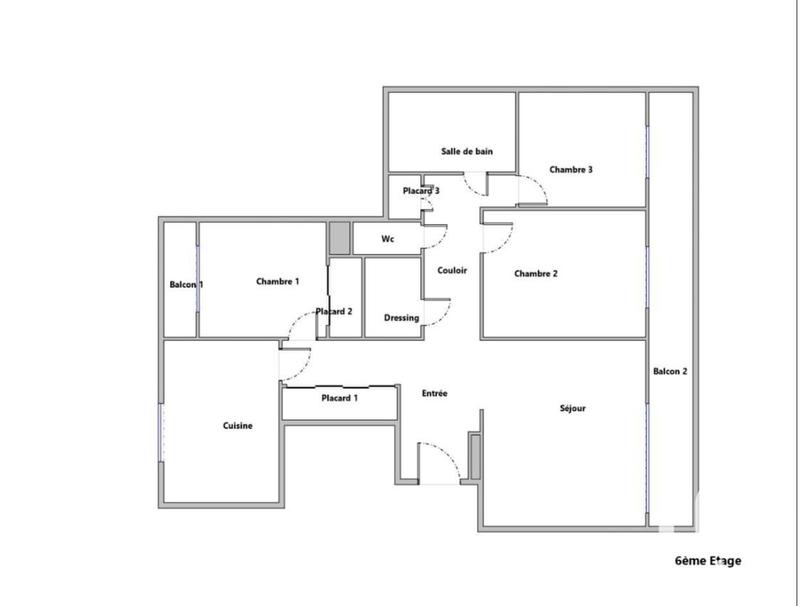 Appartement - 88 m² - 4 pièces