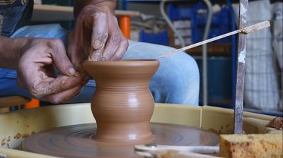 Démonstration d'artisan au musée