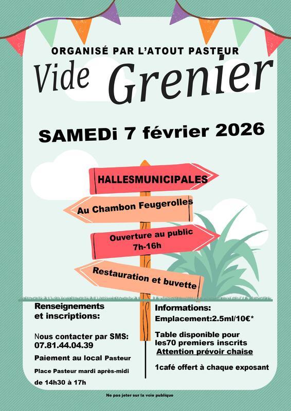 Vide-grenier de l'atout pasteur