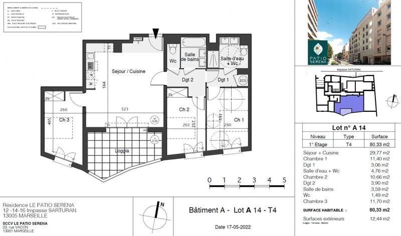 Appartement - 26 à 106 m² - 4 pièces