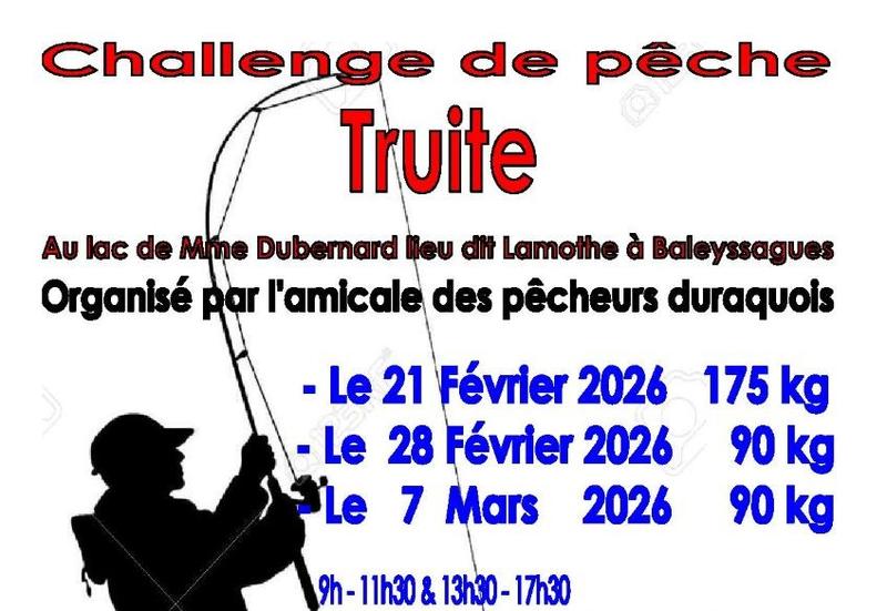 Challenge de pêche à la truite