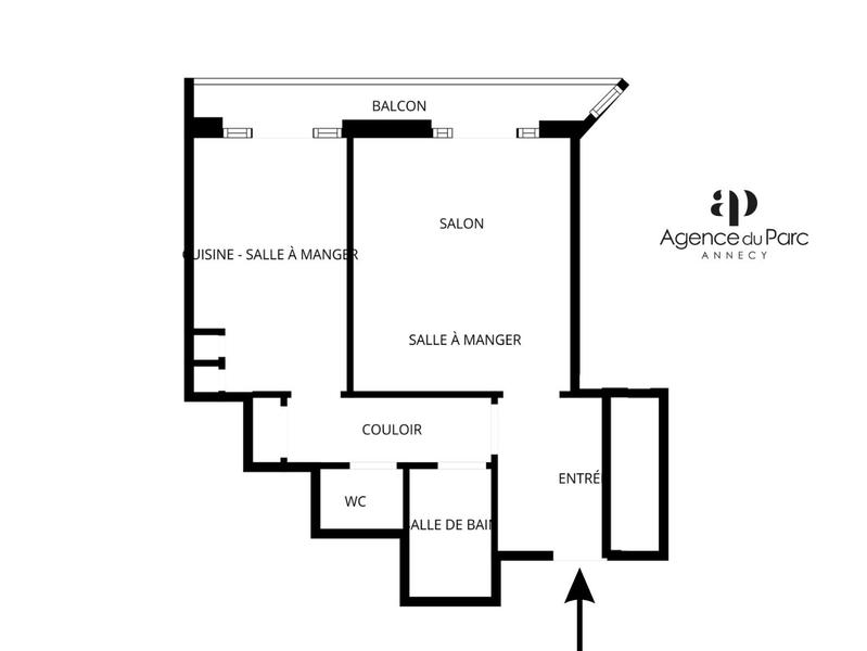 Appartement - 41 m² - 1 pièce