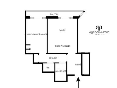 Appartement - 41 m² - 1 pièce