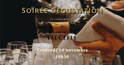 Soirée dégustation avec Champagne Vaucelle à l'Apothèque Bar