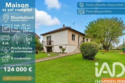 Maison - 83 m² - 5 pièces