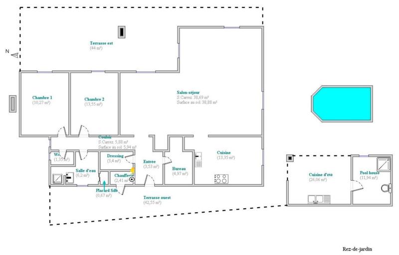 Maison - 102 m² - 4 pièces