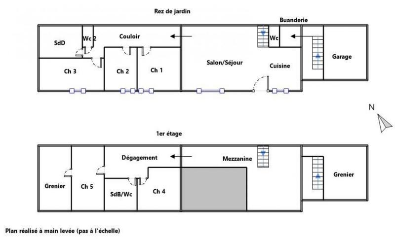 Maison de campagne - 170 m² - 7 pièces