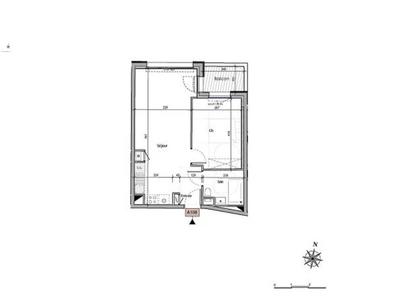 Appartement - 44 m² - 2 pièces