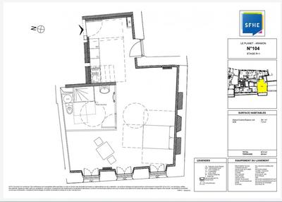 Studio - 47 m² - 1 pièce